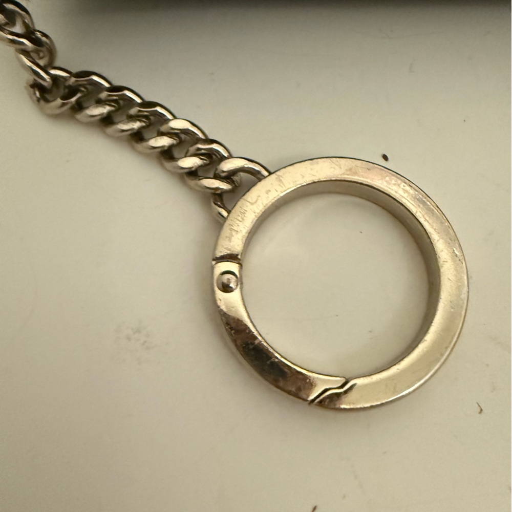 Kate Spade Jeanne Black Leather Zip Around Wallet Key Chain Ring Small - Picture 4 of 7